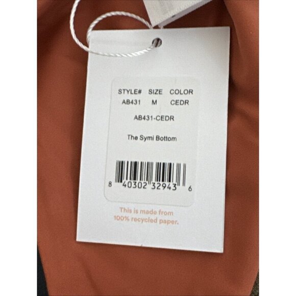 Andie Women's M Symi Hipster Swim Bottom Cedar Back Ruching NWT 9573 - Picture 11 of 16